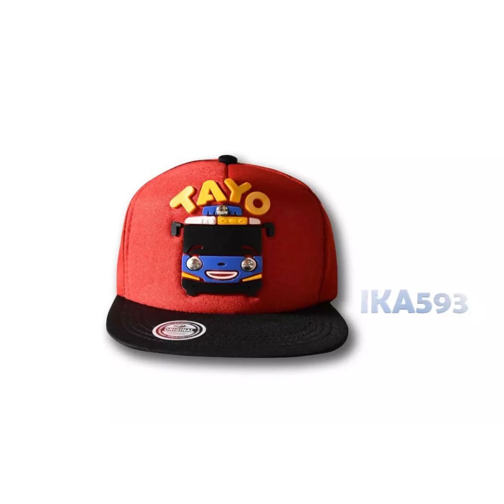 Topi anak laki-laki tayo/ topi anak keren / topi anak karakter