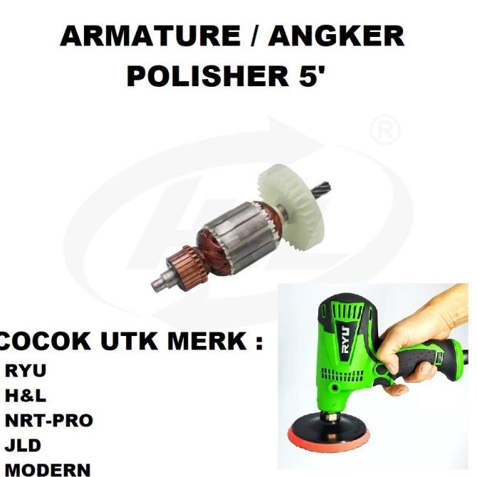 Angker Armature Polisher 5 Inch Sparepart Mesin Poles
