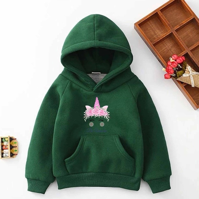 Hoodie Be Unicorn Sweater Pakaian Anak M - XXL