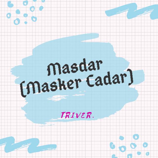 Masdar ( Masker Cadar)