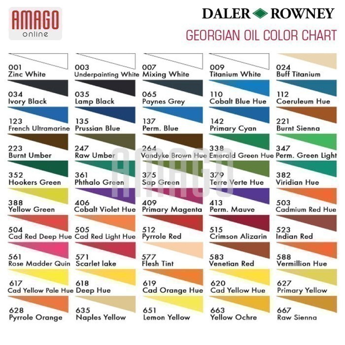DALER-ROWNEY - GEORGIAN OIL 38 ml - YELLOW GREEN - 111014388