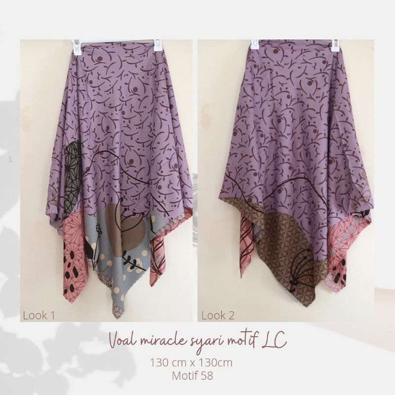 VOAL MIRACLE SYARI MOTIF UMAMA 130cm x 130cm PART 2-37