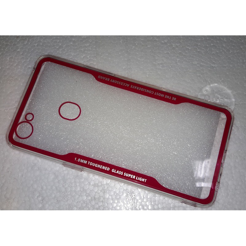 Toughened Fuze Glass Super Light Case  Oppo F7