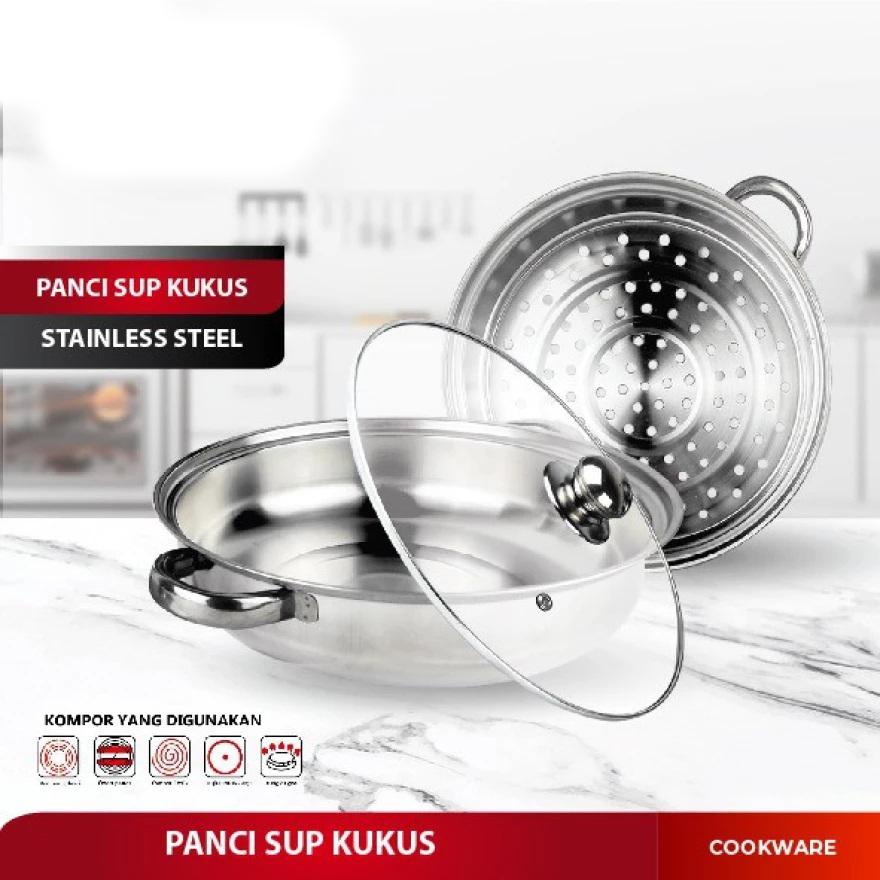 PANCI STAINLESS KUKUS/SUP 2SUSUN (PANCI SIOMAY)