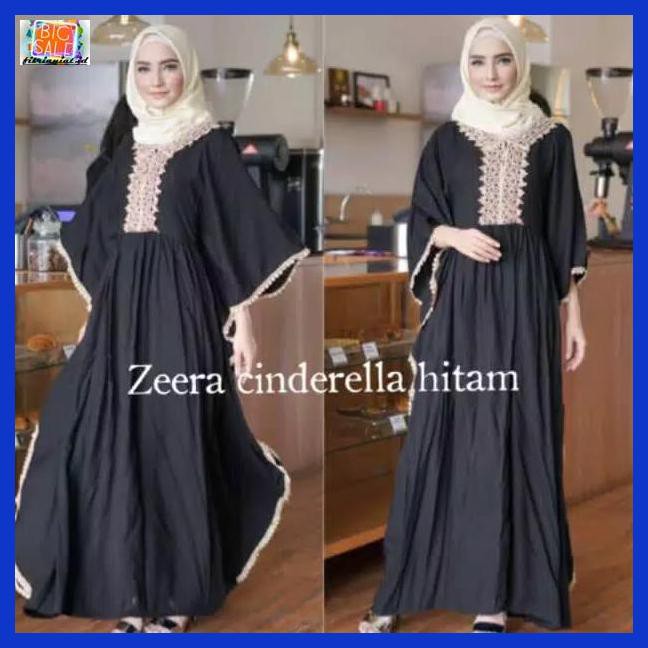 Setsyari- Baju Wanita Muslimah Baju Gamis Syar'I Busana Muslim Dastar Arab - Kuning -Ori.