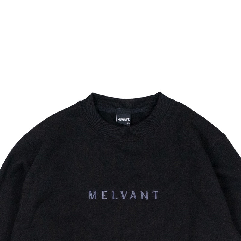 MCN ABRAHAM BLACK - MELVANT SWEATER CREWNECK