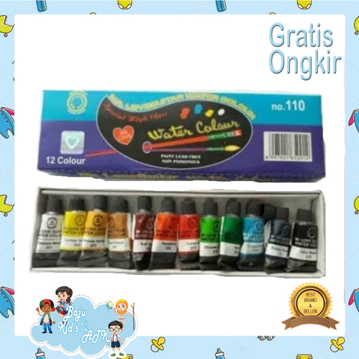 

Menakjubkan Cat Air Gitar/ Mr.Love Guitar 110 (12Pcs) Terbatas