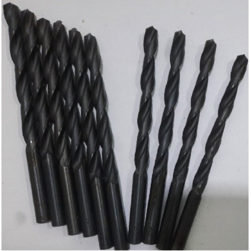 Mata bor Baja /Steel/ Besi High Quality HSS 7 MM Hitam / Black 1-PCS