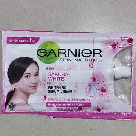 Garnier Sakura White Serum Day Cream 7ml - Sachet