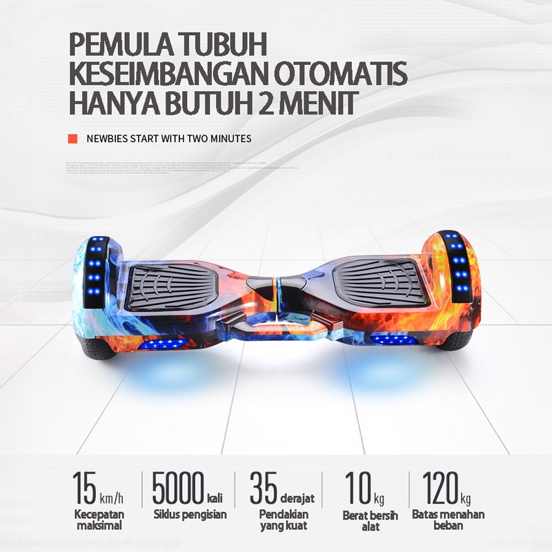 Hoverboard smart wheel / Alrwheel / Hoverboard Smart Balance LED Wheel 7 inch Elektrik Murah Smart balance wheel