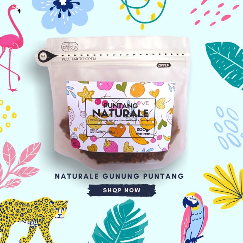 

Natural Anaerob Gunung Puntang 250gr Specialty