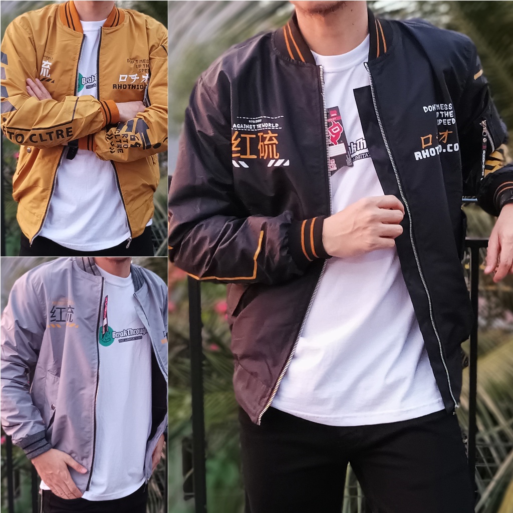 Jaket Bomber Pria Street Fashion Jaket Baseball Jaket Varsity Jaket Parasut Distro