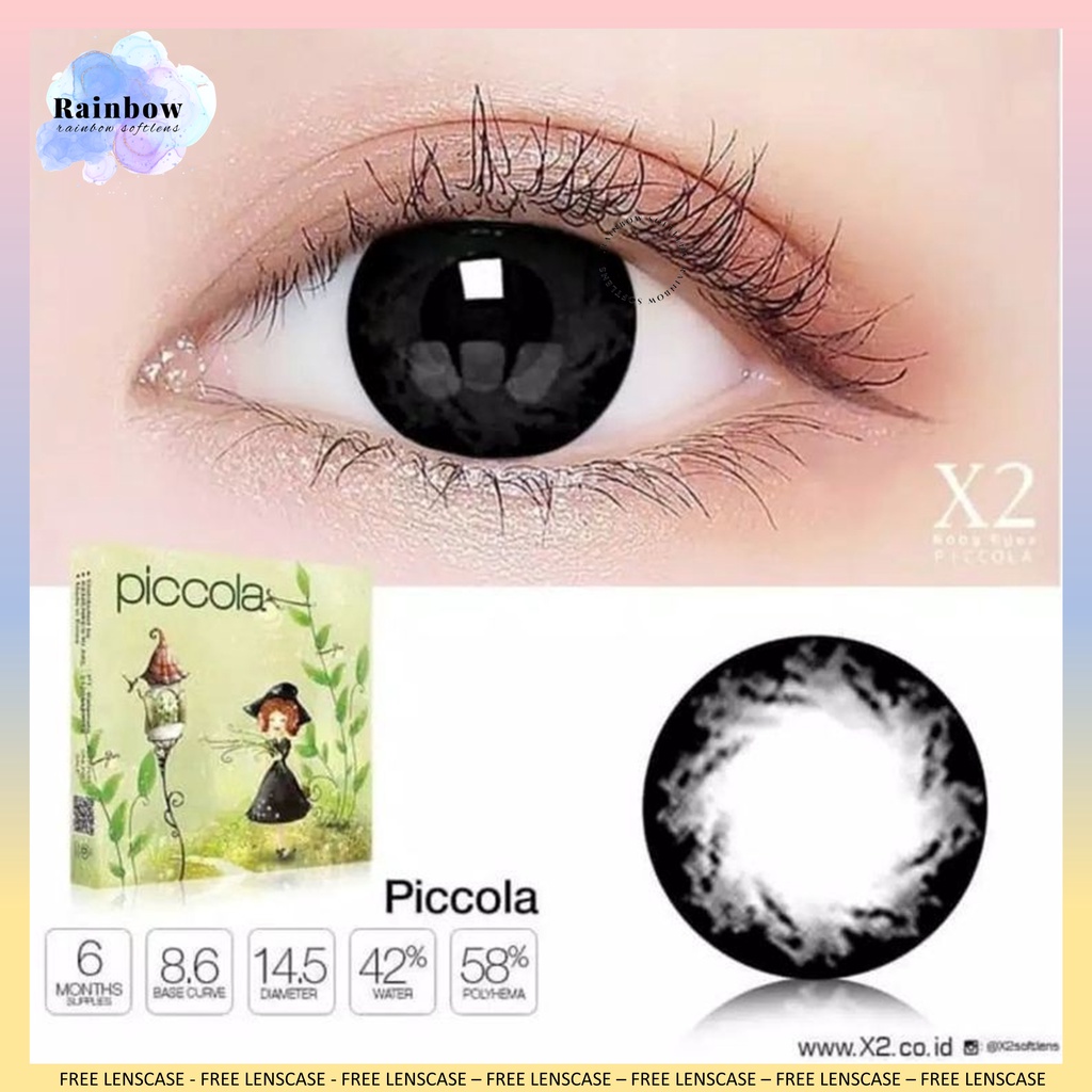 [COD] SOFTLENS X2 PICCOLA NORMAL &amp; MINUS (-0.50 SD -6.00) BABY EYES DIAMETER 14.5MM