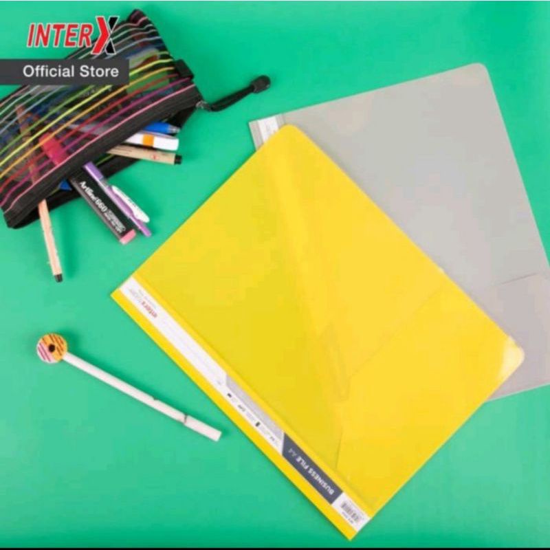 

Adn Bussines File Inter X Kantong A4 (12 Pcs) / Map Folder Inter X