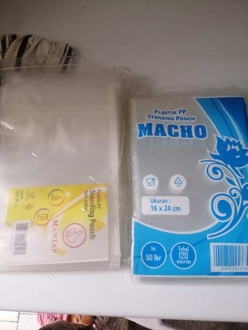 Standing Pouch 16x24/standing Mtp/standing 16x24/plastik Ziplock
