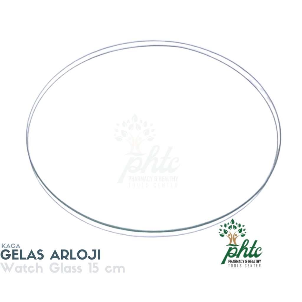 Kaca Arloji 15 cm l Watch Glass l Gelas Arloji Kaca Diameter 15cm