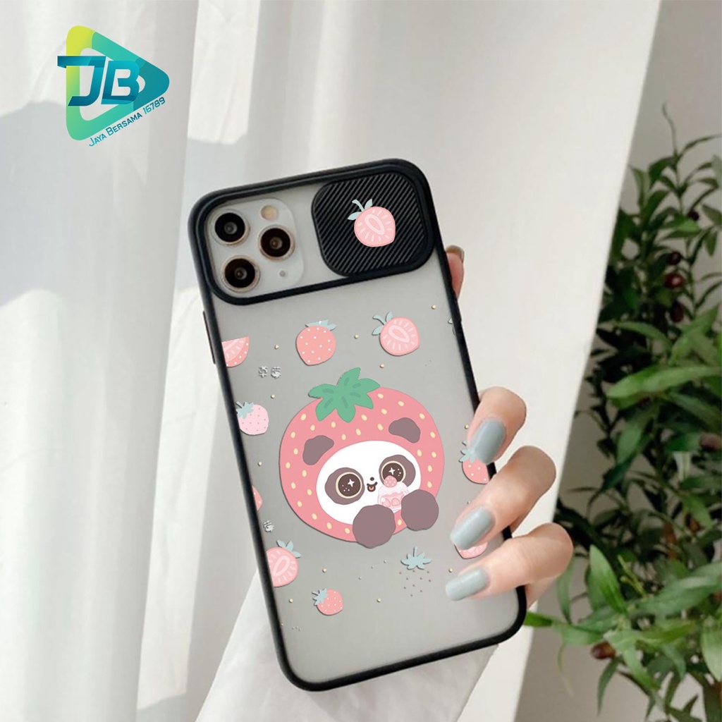 SOFTCASE SLIDE KAMERA PANDA OPPO VIVO SAMSUNG XIAOMI REALME IPHONE ALL TYPE JB4965