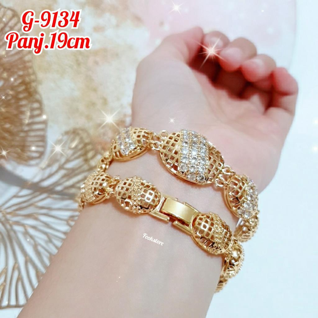 GELANG RANTAI DEWASA PERHIASAN IMPORT ANTI ALERGI/G-9123