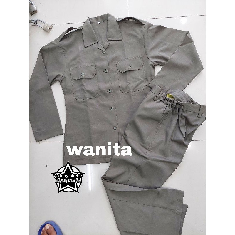 SERAGAM baju PDH POL PP pria dan wanita