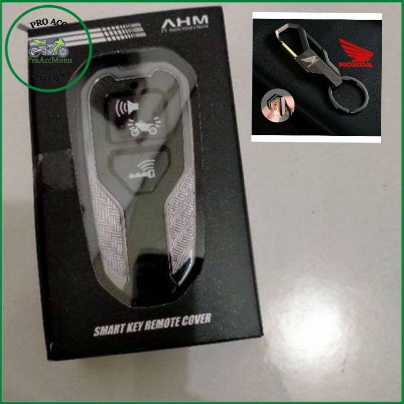 PAKET GANTUNGAN KUNCI DAN COVER REMOTE VARIO 160 2022 ORIGINAL AHM