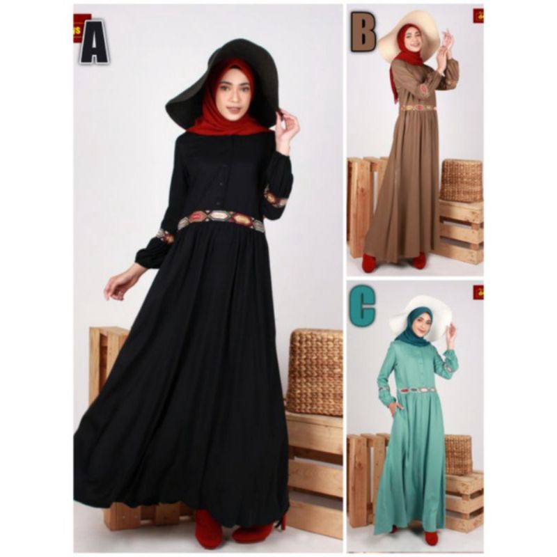 gamis dannis terbaru 2022/dannis the best fashion/gamis wanita by dannis collection