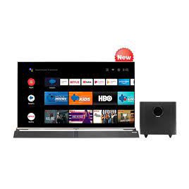 Polytron LED Smart Android TV 50" + Sound Bar Digital PLD 50BUG5959