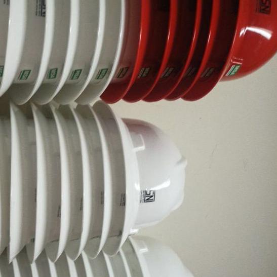 helm safety proyek MSA lokal FULL BRIM putih, merah, kuning, biru, hijau + fastrack ( putar )