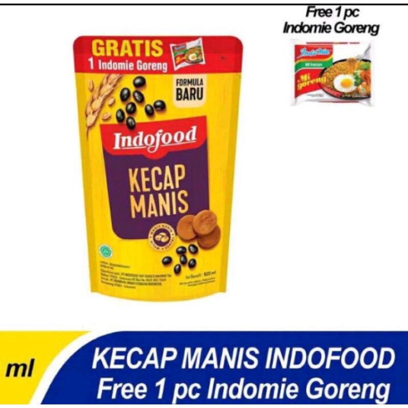 

Indofood Kecap Manis Refill 520ml- Free Indomie Goreng