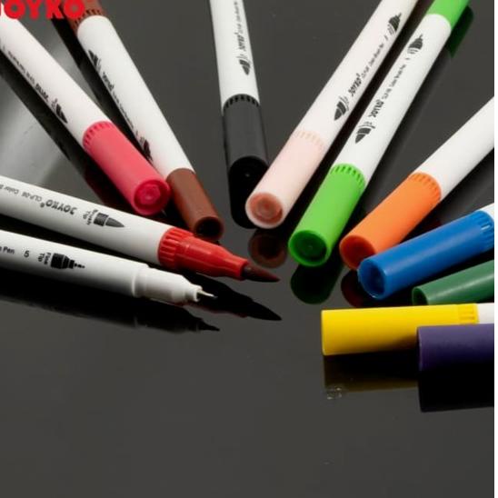 

Super Produsen BRUSH PEN JOYKO 12 WARNA