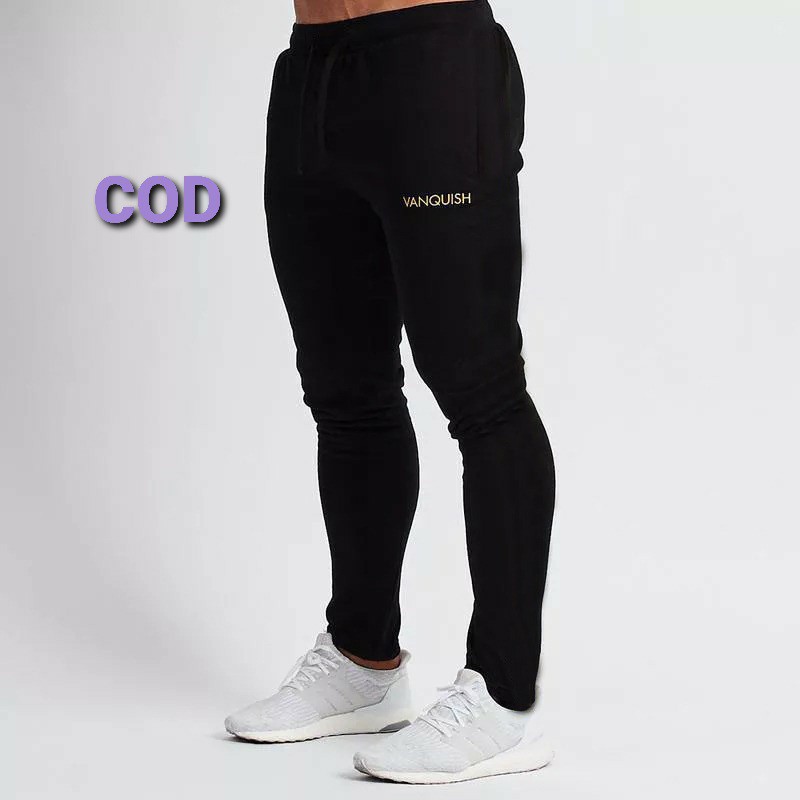 VIGOOO CELANA JOGGER PRIA VANQUISH CELANA PANJANG PRIA BAHAN FLEECE TEBAL UKURAN FREESIZE 28-34