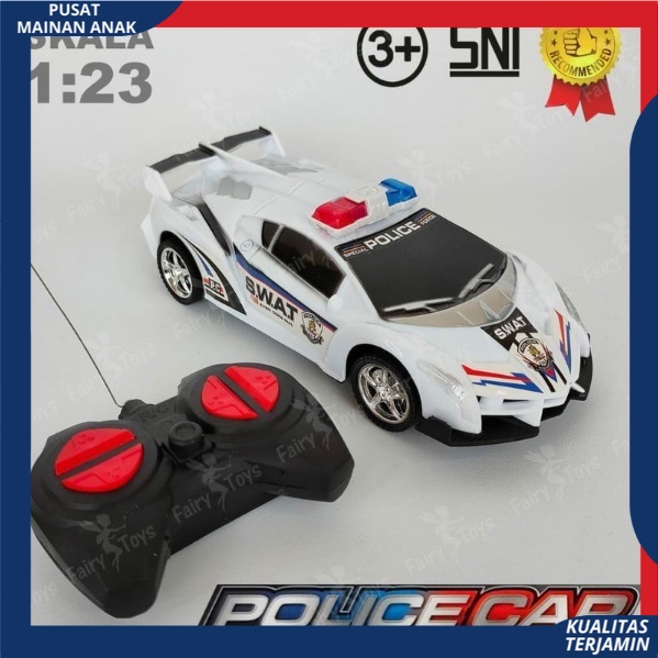 Mobil remote control Polisi | Mobil Remot kontrol Patroli Tahan Banting Racing Car New Version