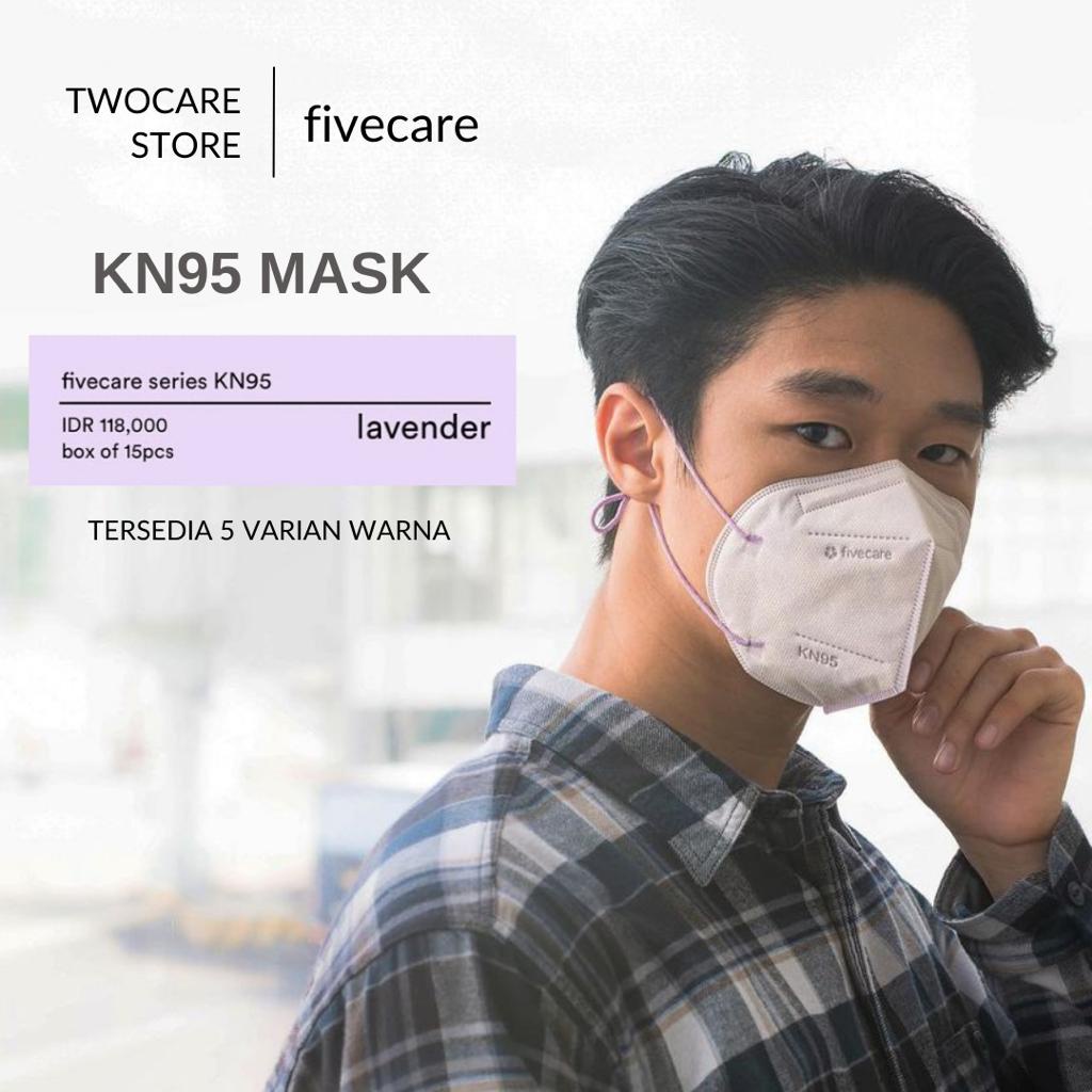 Masker KN95 Fivecare Series KN95 6 ply Filter - Masker Medis Kemenkes