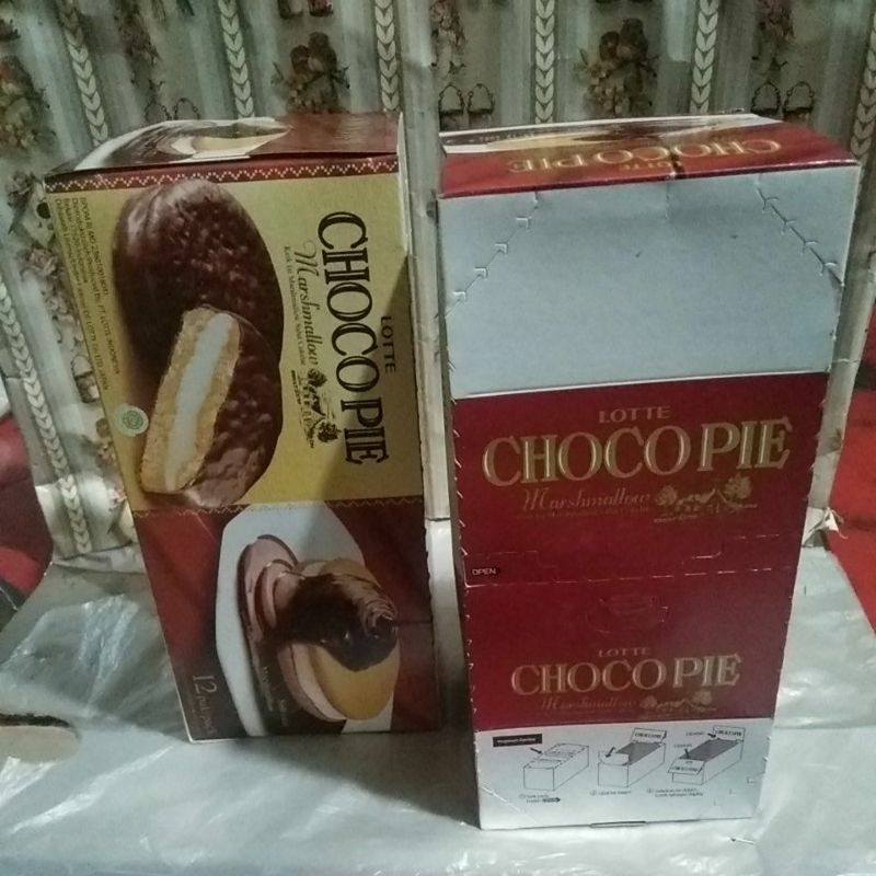 

chocopie harga 1 box isi 12pics@28g