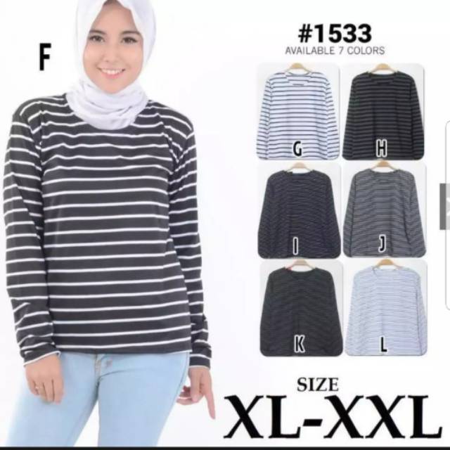 BH 176 Spandek salur jumbo ukuran XXL tangan panjang