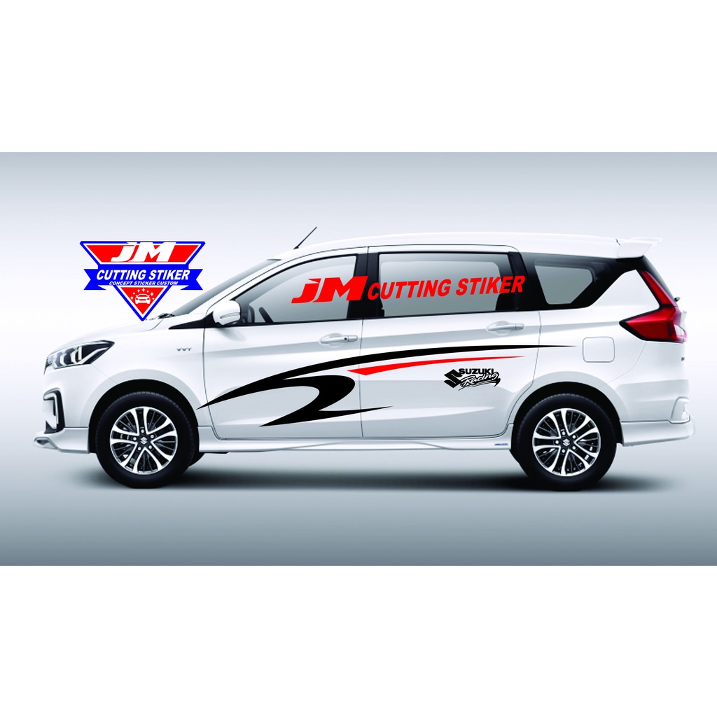 Stiker mobil suzuki ertiga stiker body mobil ertiga stiker striping mobil ertiga cutting stiker vari
