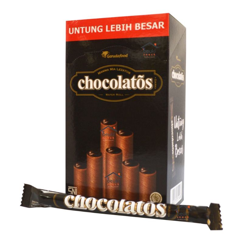 Chocolatos Wafer Roll Long 20 x 16gr