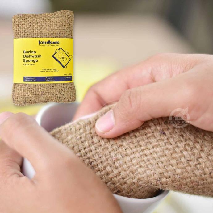 

Kindkain Burlap Dishwash Sponge / Spons Goni ( 10 x 13,5 Cm )