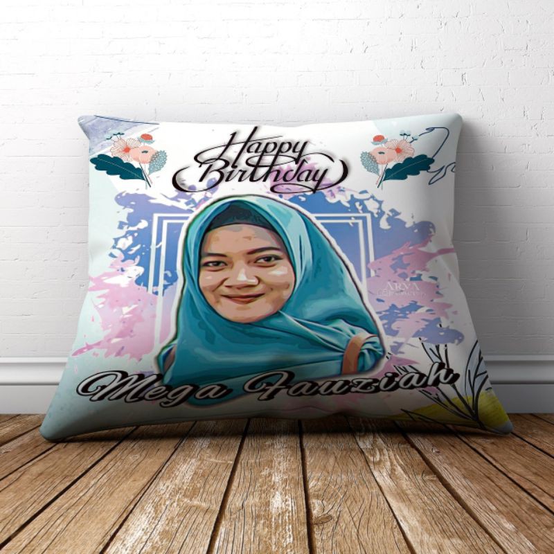 Bantal Kado Ulang Tahun Pacar Custom