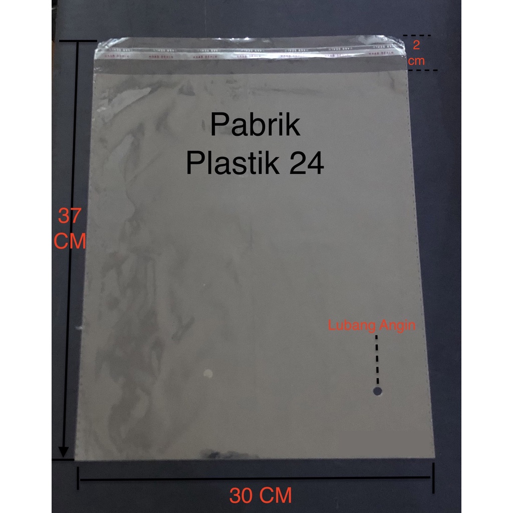 PLASTIK OPP TIPIS PER 500 25 x 35//28 x 35//28 x 37//30 x 37//30 x 40