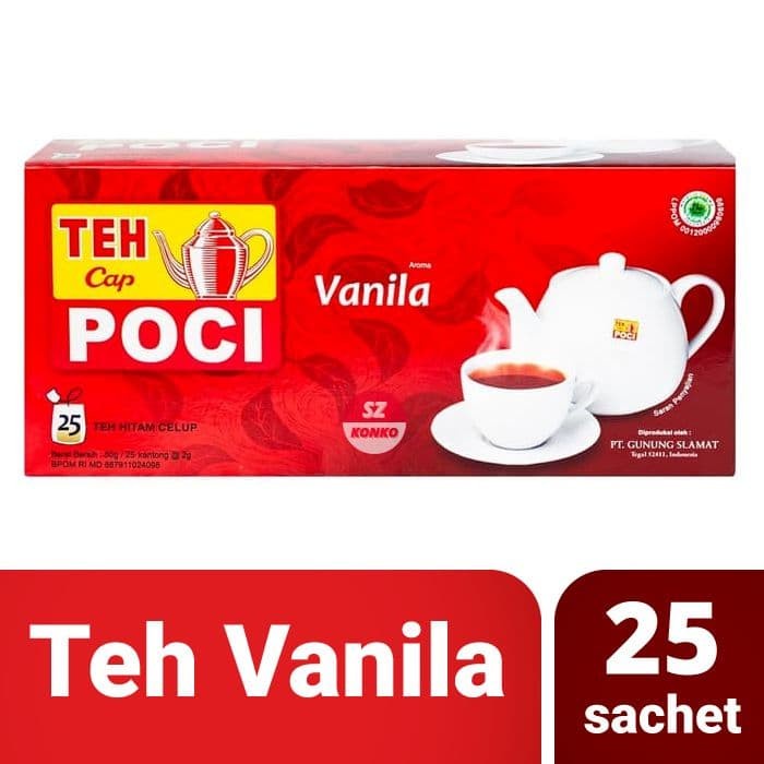 

Teh Poci Celup Vanila isi 25 sachet