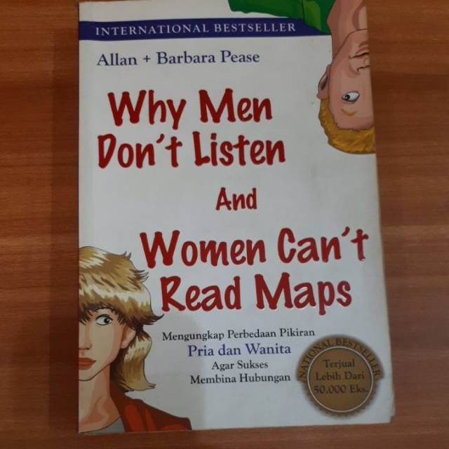 Jual Buku Why Men Don T Listen And Women Can T Read Maps Shopee Indonesia