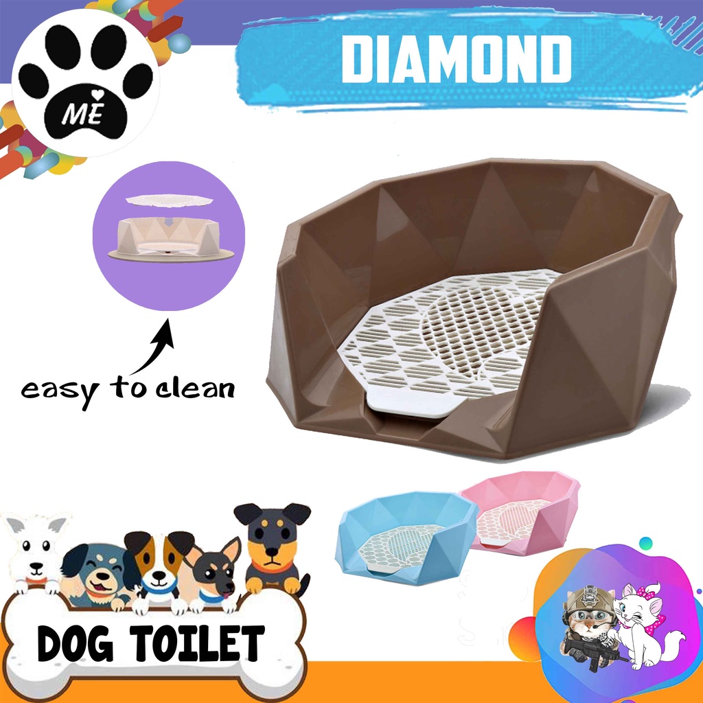 Pet Toilet &quot;DIAMOND&quot; Tempat Pee Poop Hewan