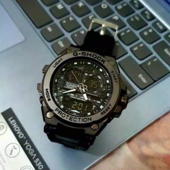 Jam G Shock Orderan Khusus GST 8600 Bonus Tas dan Dompet