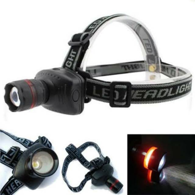 Headlamp / Senter Kepala High Power ZOOM MS-1921