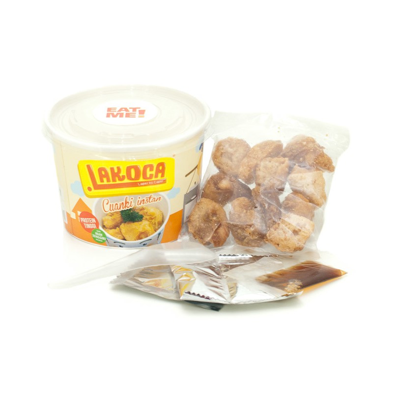 

4 PCS Makanan Ringan Somay Lakoca Siomay Cuanki Instan Rasa Soto