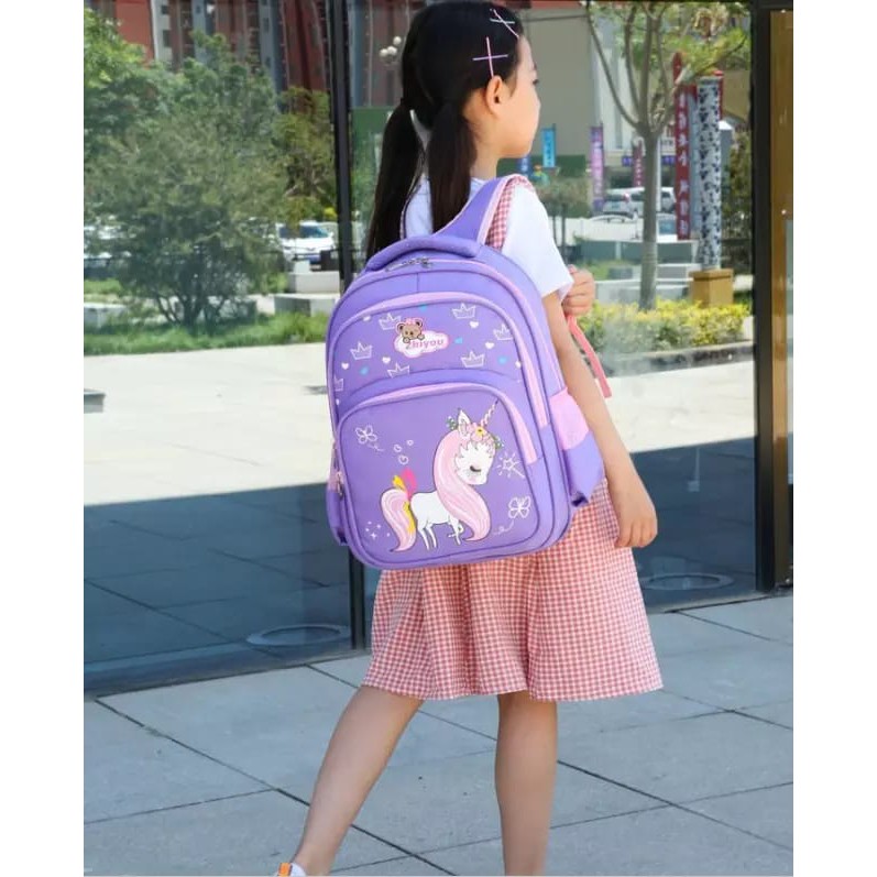 ARMELIA SHOP - Tas Ransel Anak TK SD_Tas Sekolah Anak Perempuan Karakter Kuda Poni [ BISA COD ]