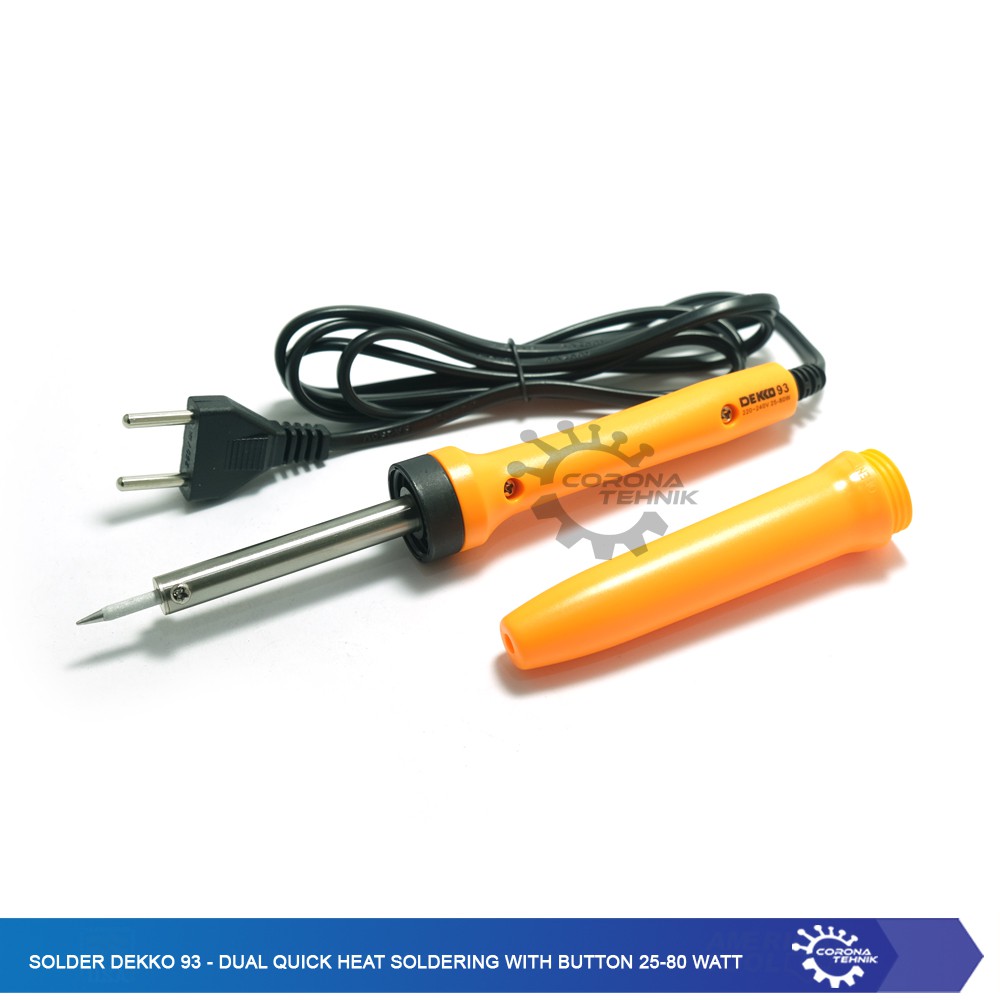 Solder Dekko 93- Dual Quick Heat Soldering With Button 25-80 Waat