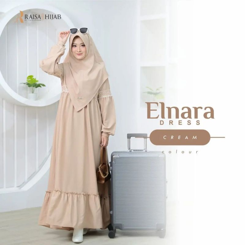 ELNARA SYARI UKURAN M - L - XL - XXL GAMIS SET SYARI GAMIS JUMBO BUSUI DRESS MURAH GAMIS SYAR'I PLUS KHIMAR KONDANGAN GAMIS RENDA GAMIS KEKINIAN GAMIS REMAJA GAMIS TERBARU BAJU GAMIS WANITA FASHION MUSLIM BAJU LEBARAN DRESS WANITA TERMURAH