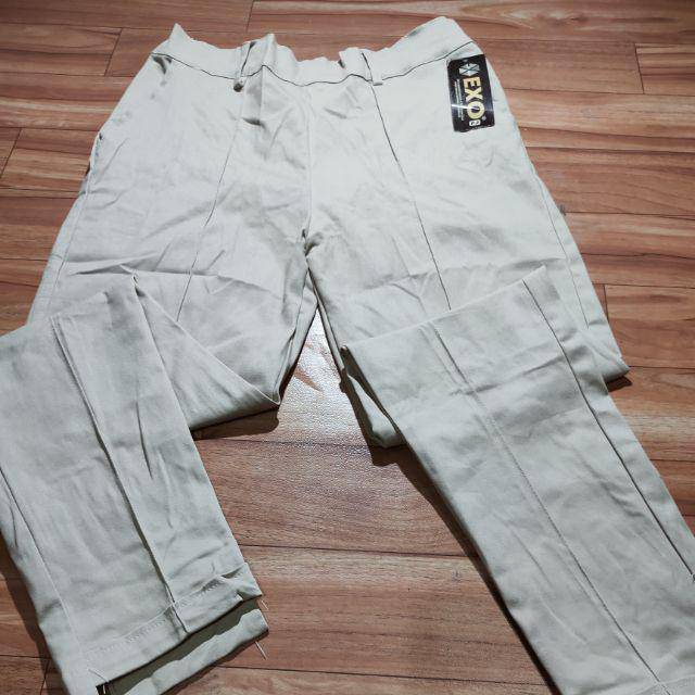 FESTA OBRAL/MILLY PANTS BASIC CELANA BAHAN KATU /CELANA WANITA KANTOR KERJA WORK BAGGY