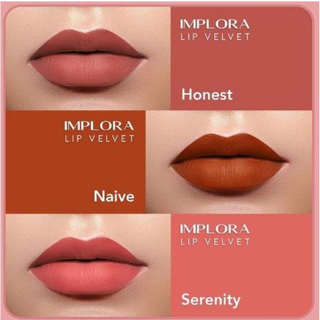 * NCC * Implora Lip Velvet Lipcream Smooth And Light Lip Cream